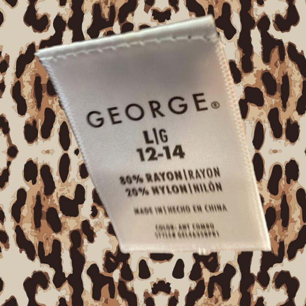 George Leopard Print Top - Picture 6 of 7